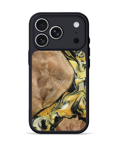 iPhone 17 Pro Wood Phone Case - Fiona (Black & White, 799503)