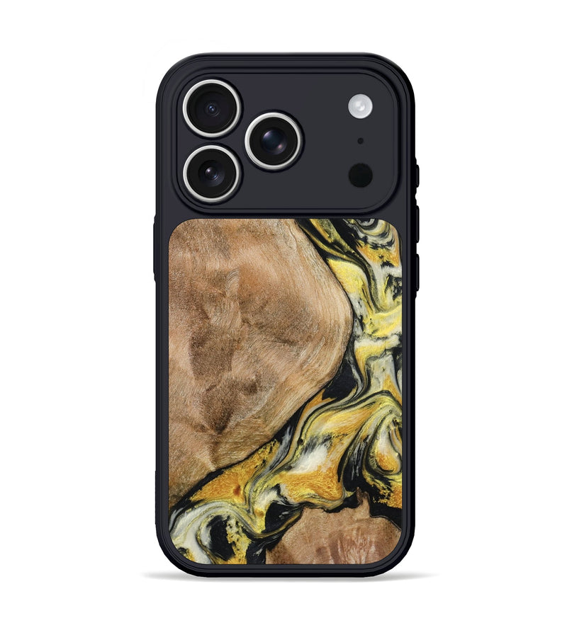 iPhone 17 Pro Wood Phone Case - Fiona (Black & White, 799503)