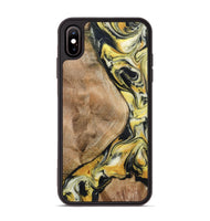 iPhone Xs Max Wood Phone Case - Fiona (Black & White, 799503)