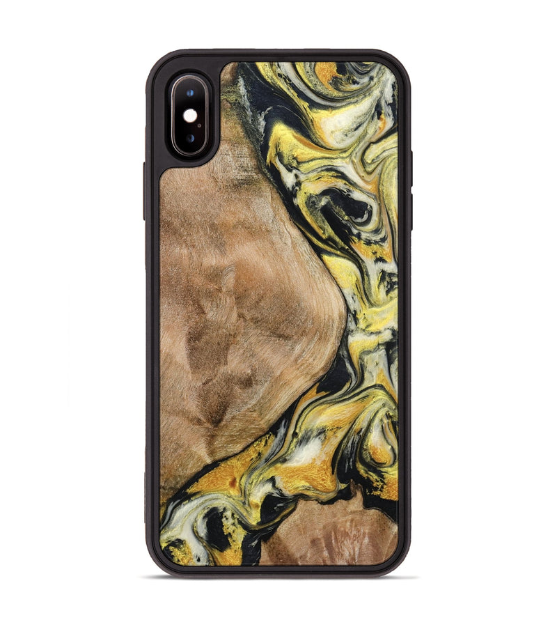 iPhone Xs Max Wood Phone Case - Fiona (Black & White, 799503)