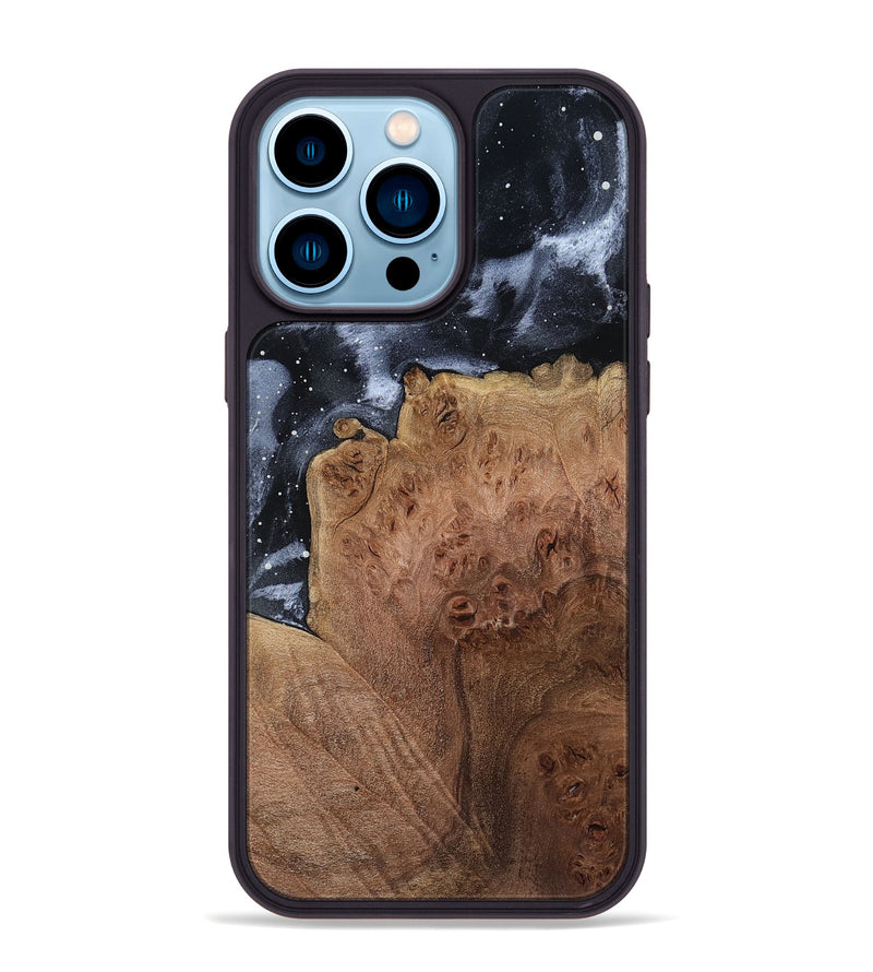 iPhone 14 Pro Max Wood Phone Case - Bethzy (Cosmos, 799505)