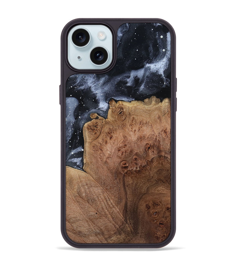 iPhone 15 Plus Wood Phone Case - Bethzy (Cosmos, 799505)
