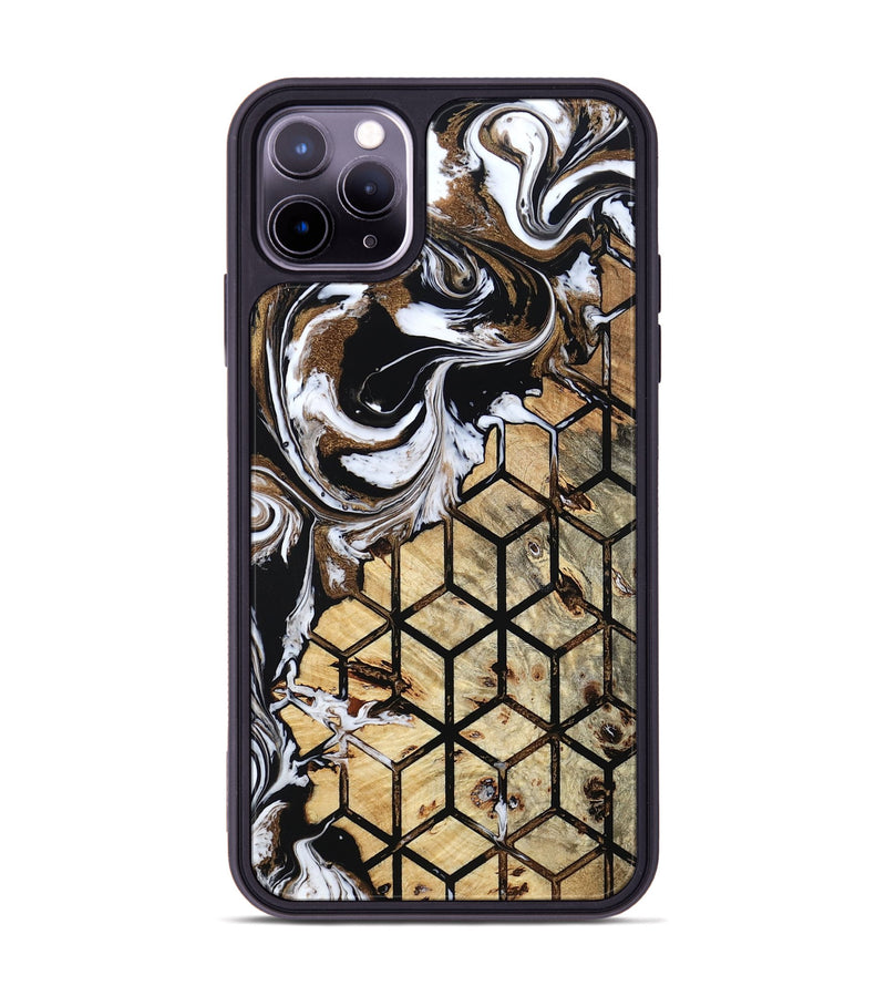 iPhone 11 Pro Max Wood Phone Case - Cari (Pattern, 799509)
