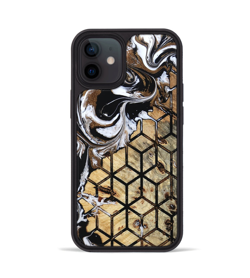 iPhone 12 Wood Phone Case - Cari (Pattern, 799509)