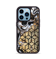 iPhone 14 Pro Wood Phone Case - Cari (Pattern, 799509)