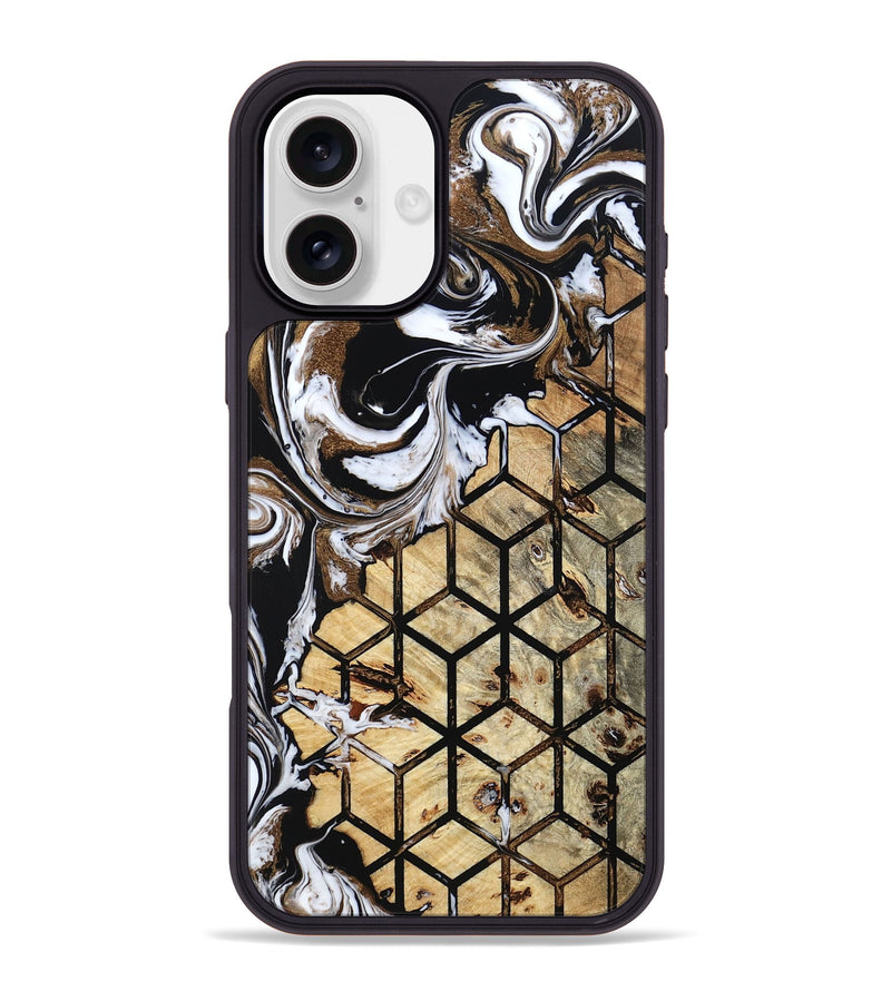 iPhone 16 Plus Wood Phone Case - Cari (Pattern, 799509)