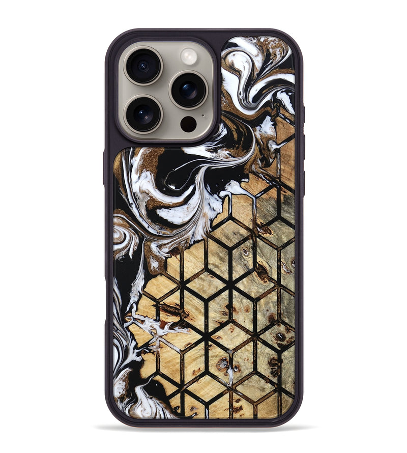 iPhone 16 Pro Max Wood Phone Case - Cari (Pattern, 799509)
