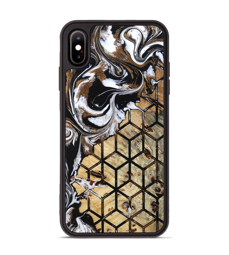 iPhone Xs Max Wood Phone Case - Cari (Pattern, 799509)