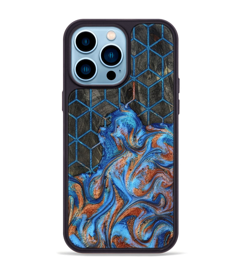 iPhone 14 Pro Max Wood Phone Case - Jerald (Pattern, 799510)