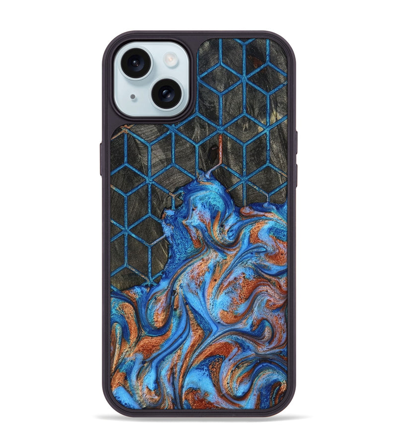iPhone 15 Plus Wood Phone Case - Jerald (Pattern, 799510)