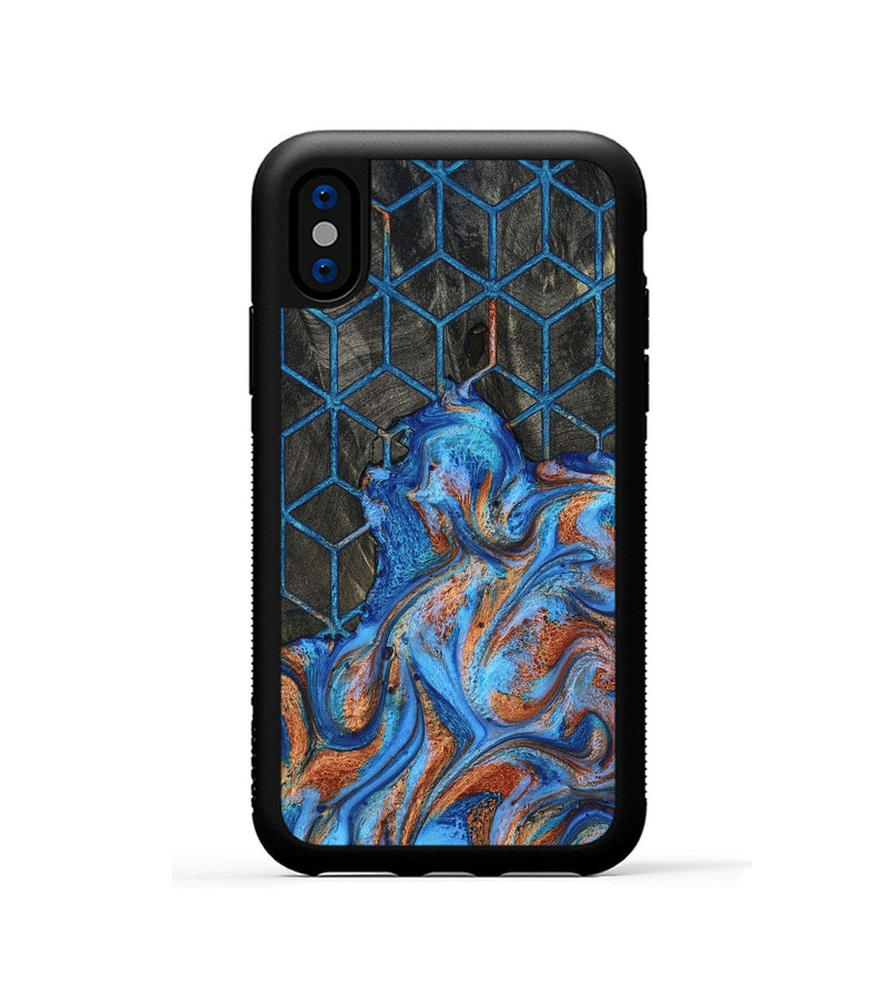 iPhone Xs Wood Phone Case - Jerald (Pattern, 799510)
