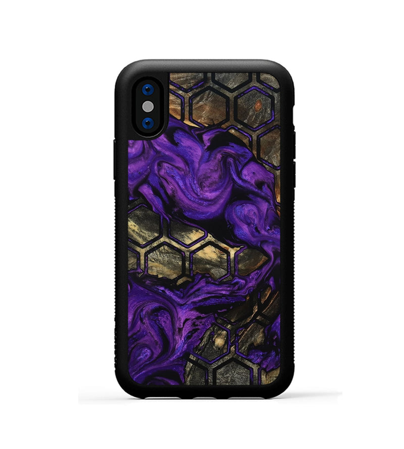 iPhone Xs Wood Phone Case - Leonel (Pattern, 799513)