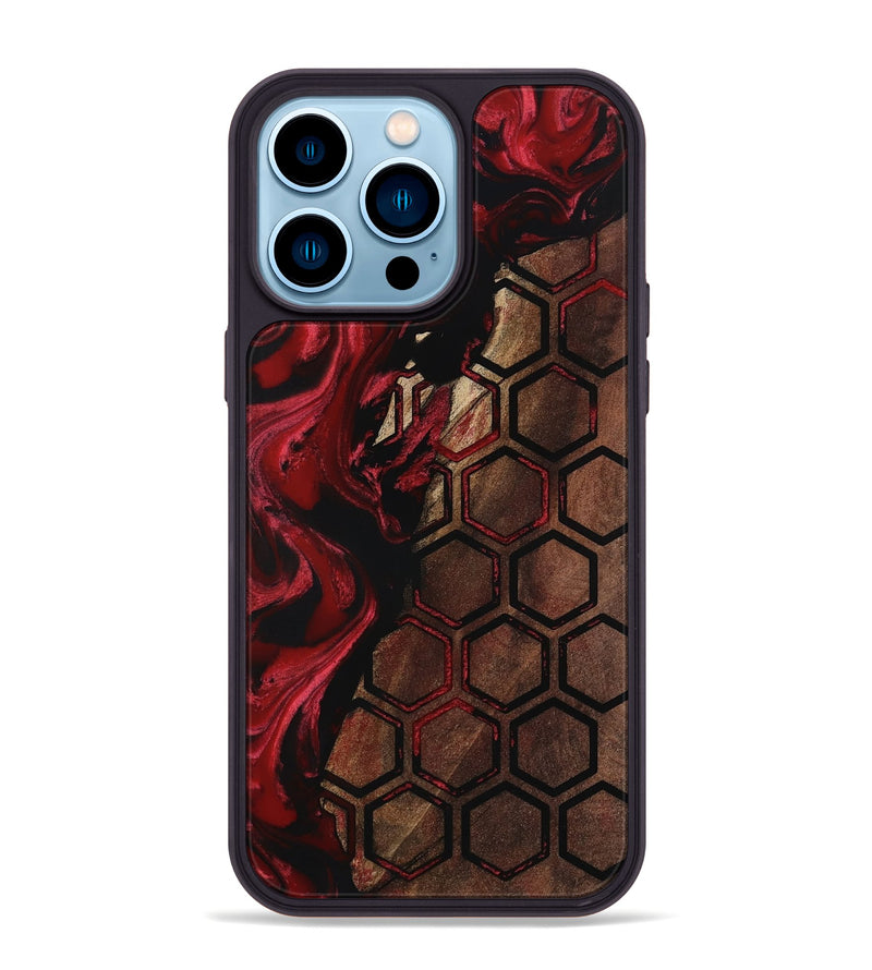 iPhone 14 Pro Max Wood Phone Case - Carlie (Pattern, 799514)