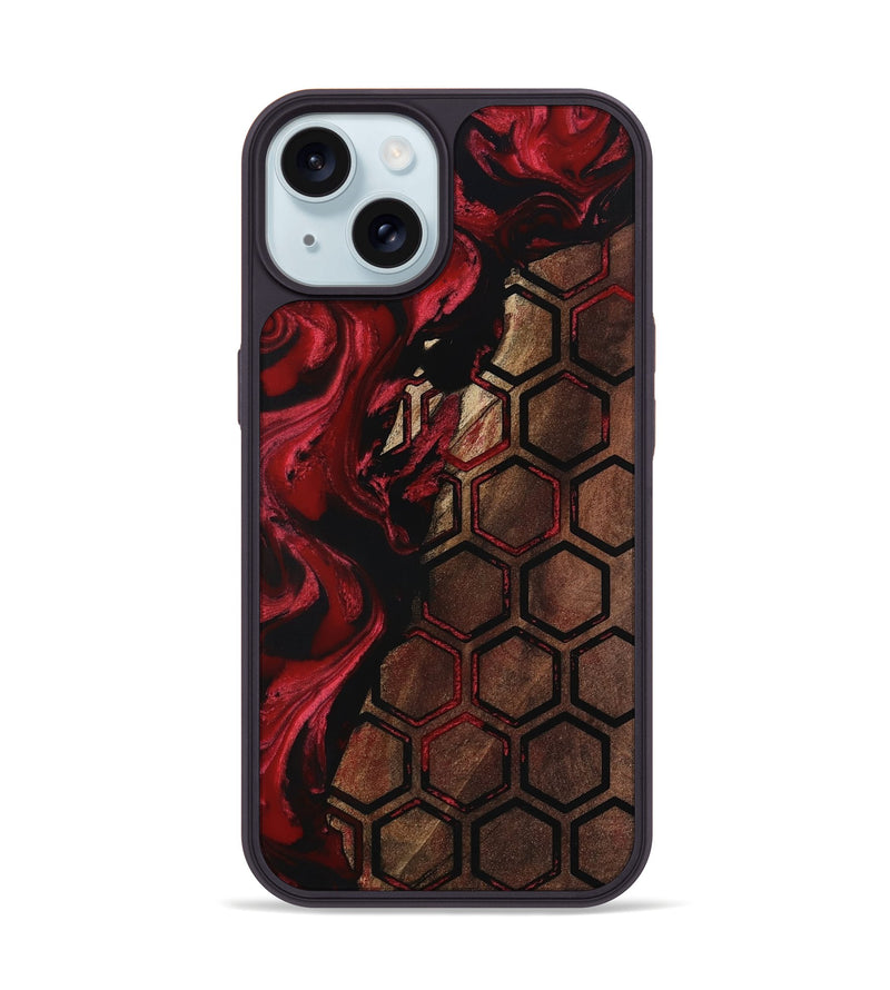iPhone 15 Wood Phone Case - Carlie (Pattern, 799514)