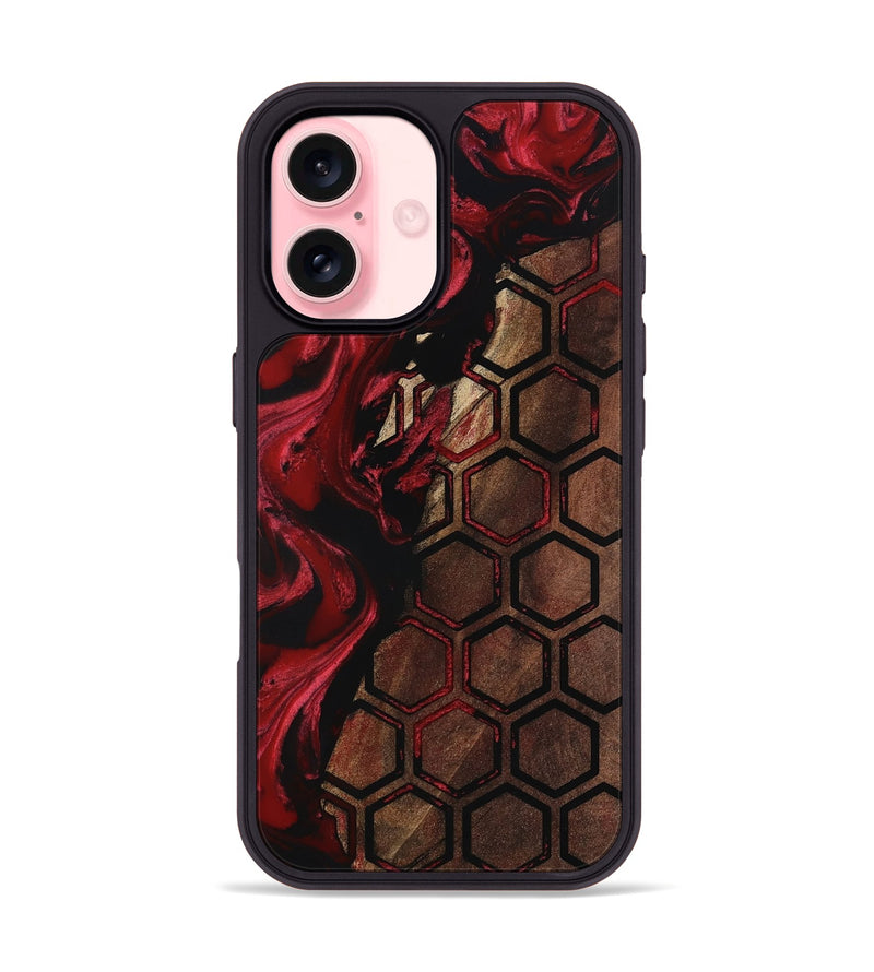 iPhone 16 Wood Phone Case - Carlie (Pattern, 799514)