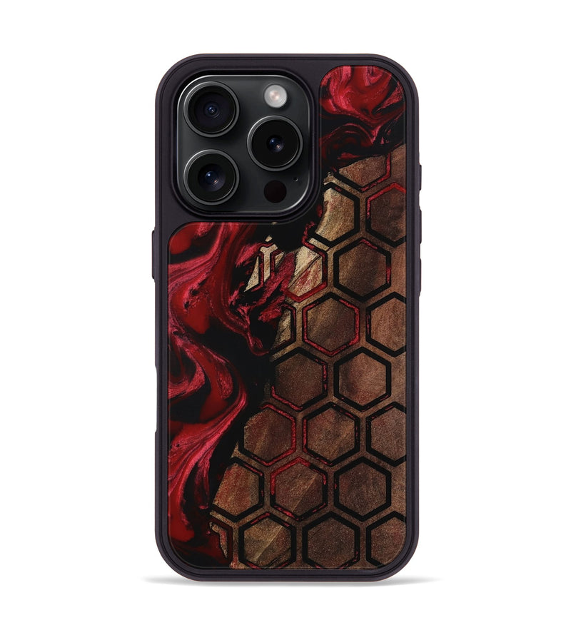 iPhone 16 Pro Wood Phone Case - Carlie (Pattern, 799514)