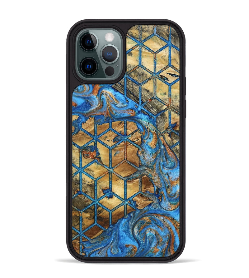 iPhone 12 Pro Max Wood Phone Case - Melba (Pattern, 799515)