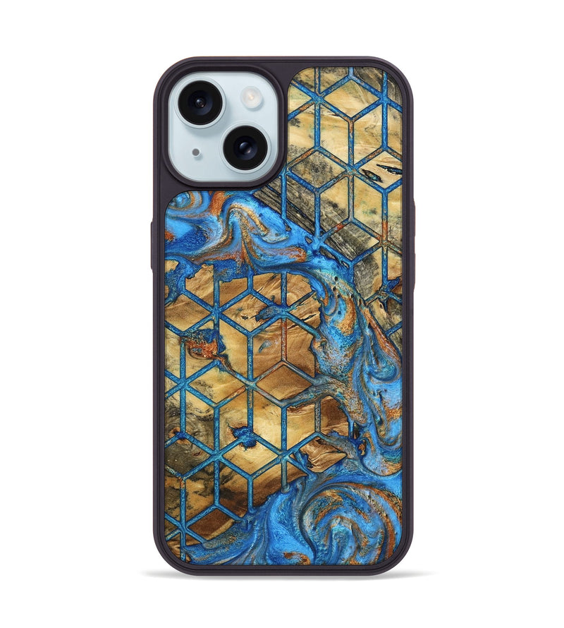 iPhone 15 Wood Phone Case - Melba (Pattern, 799515)