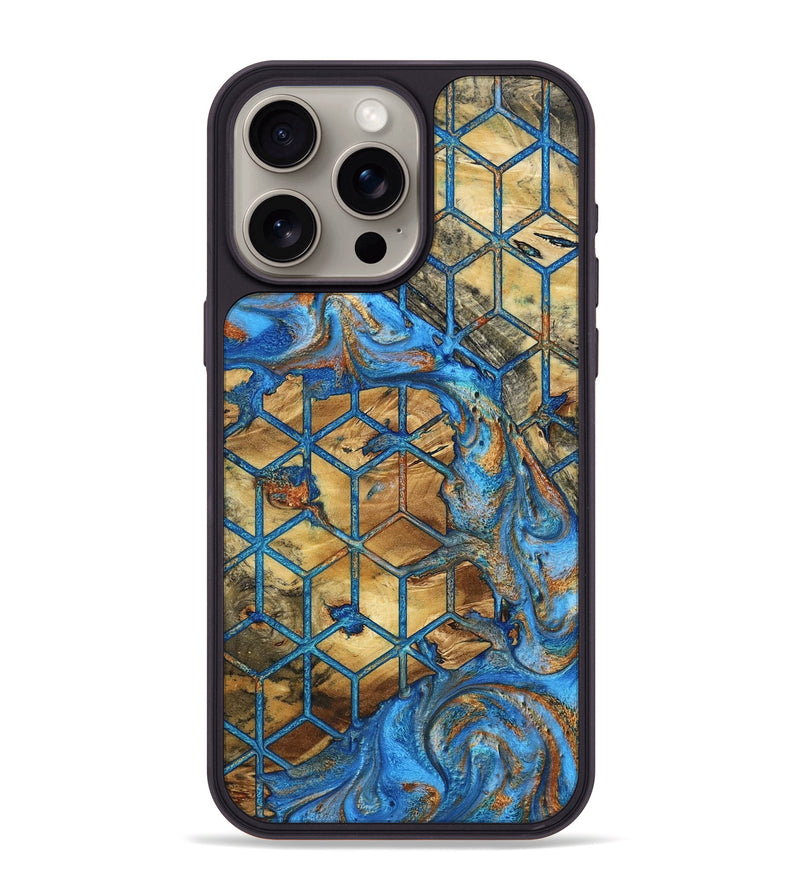 iPhone 15 Pro Max Wood Phone Case - Melba (Pattern, 799515)