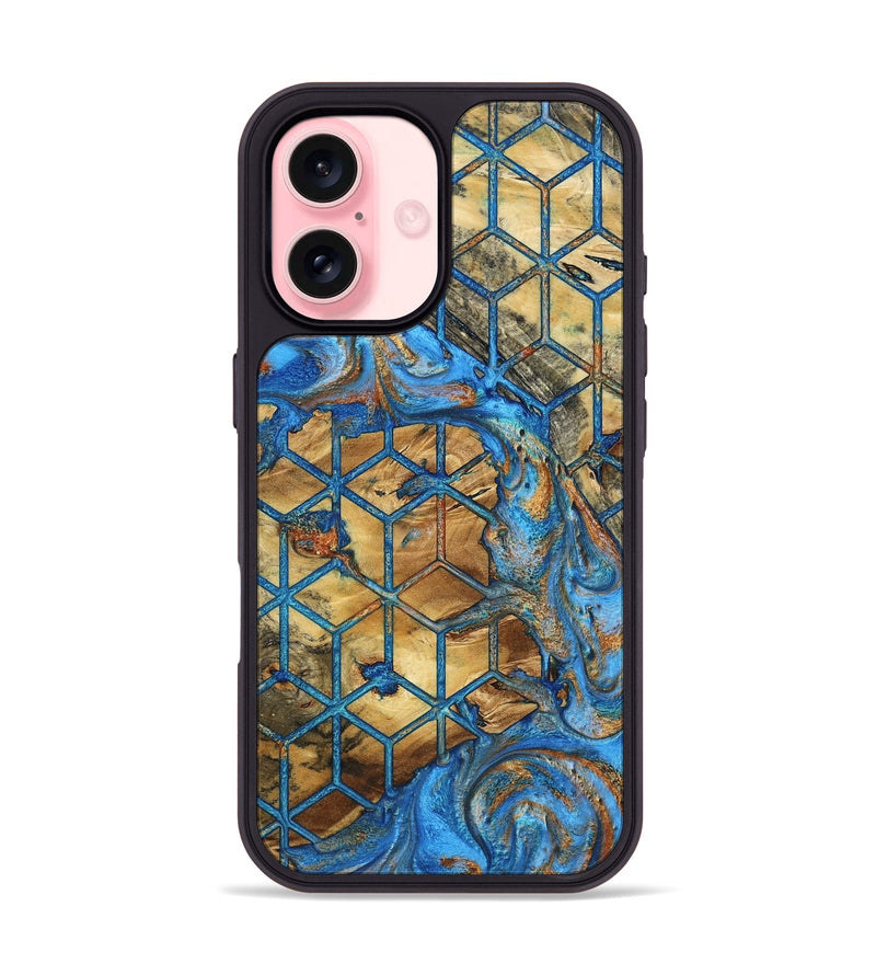 iPhone 16 Wood Phone Case - Melba (Pattern, 799515)
