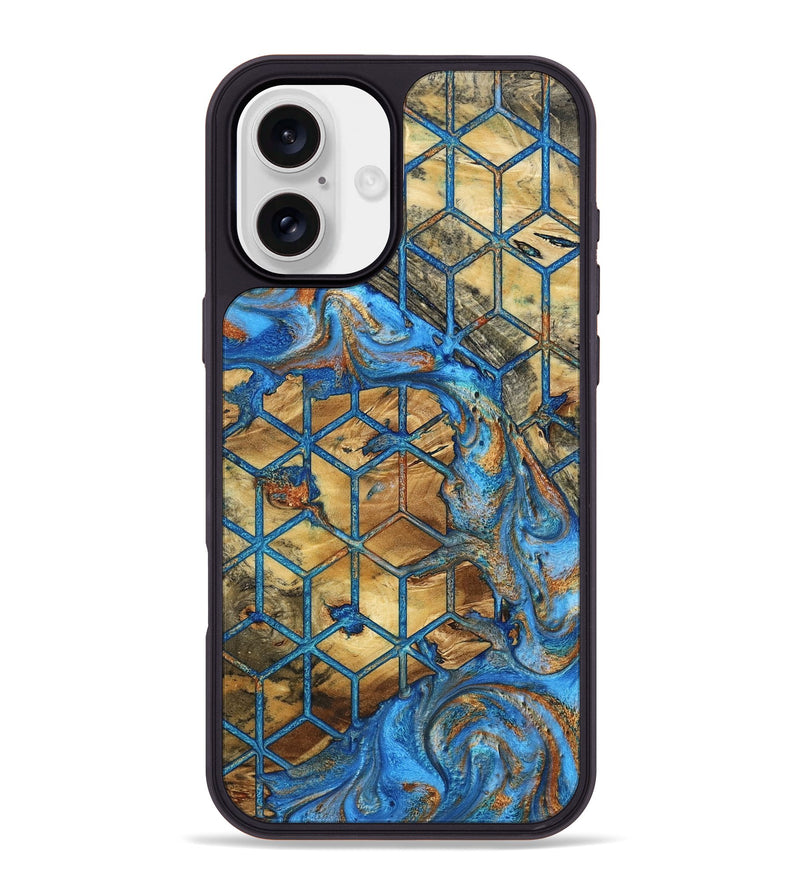 iPhone 16 Plus Wood Phone Case - Melba (Pattern, 799515)