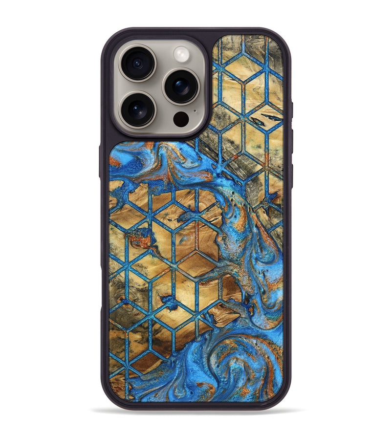 iPhone 16 Pro Max Wood Phone Case - Melba (Pattern, 799515)
