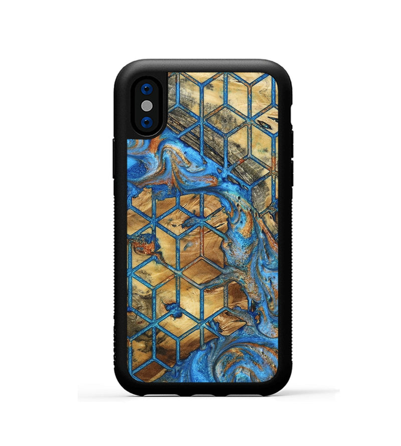 iPhone Xs Wood Phone Case - Melba (Pattern, 799515)