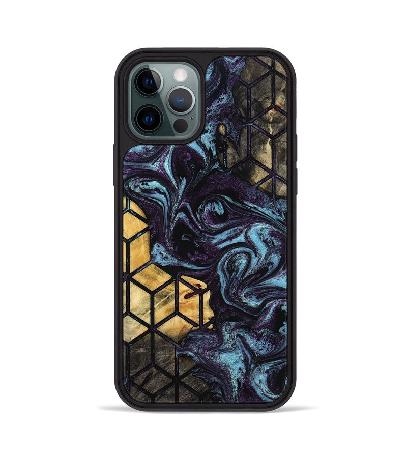 iPhone 12 Pro Wood Phone Case - Hillary (Pattern, 799519)