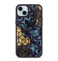 iPhone 15 Plus Wood Phone Case - Hillary (Pattern, 799519)