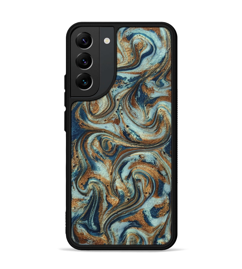 Galaxy S22 Plus ResinArt Phone Case - Otis (Teal & Gold, 799520)