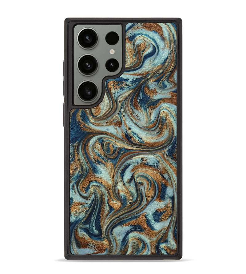 Galaxy S23 Ultra ResinArt Phone Case - Otis (Teal & Gold, 799520)