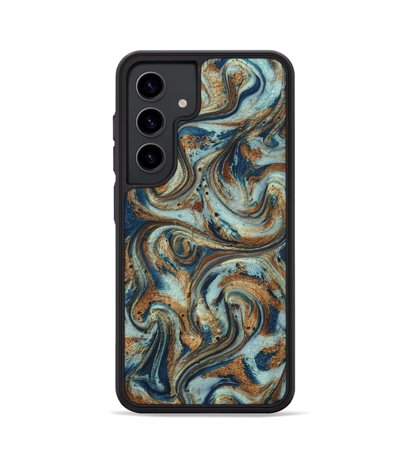Galaxy S24 ResinArt Phone Case - Otis (Teal & Gold, 799520)