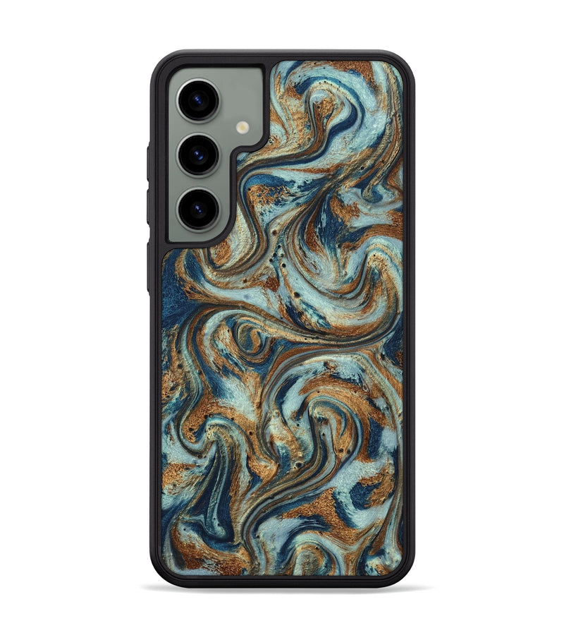 Galaxy S24 Plus ResinArt Phone Case - Otis (Teal & Gold, 799520)