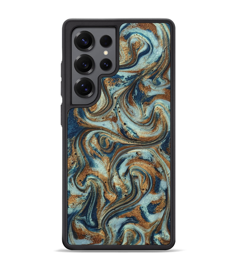 Galaxy S25 Ultra ResinArt Phone Case - Otis (Teal & Gold, 799520)
