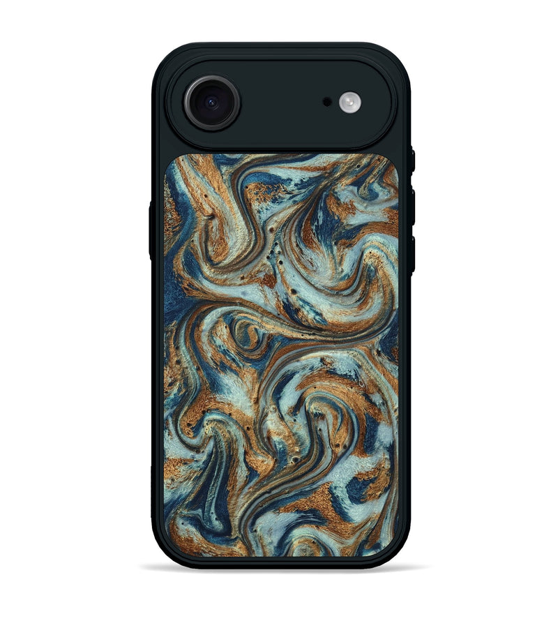 iPhone 17 Air ResinArt Phone Case - Otis (Teal & Gold, 799520)