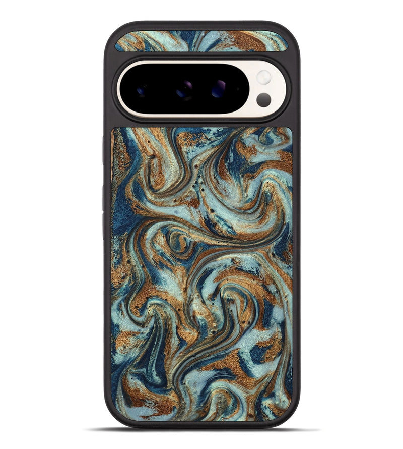 Pixel 10 Pro XL ResinArt Phone Case - Otis (Teal & Gold, 799520)