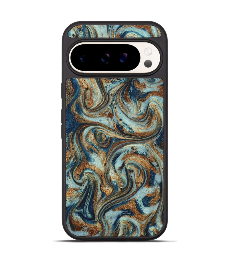 Pixel 9 Pro ResinArt Phone Case - Otis (Teal & Gold, 799520)