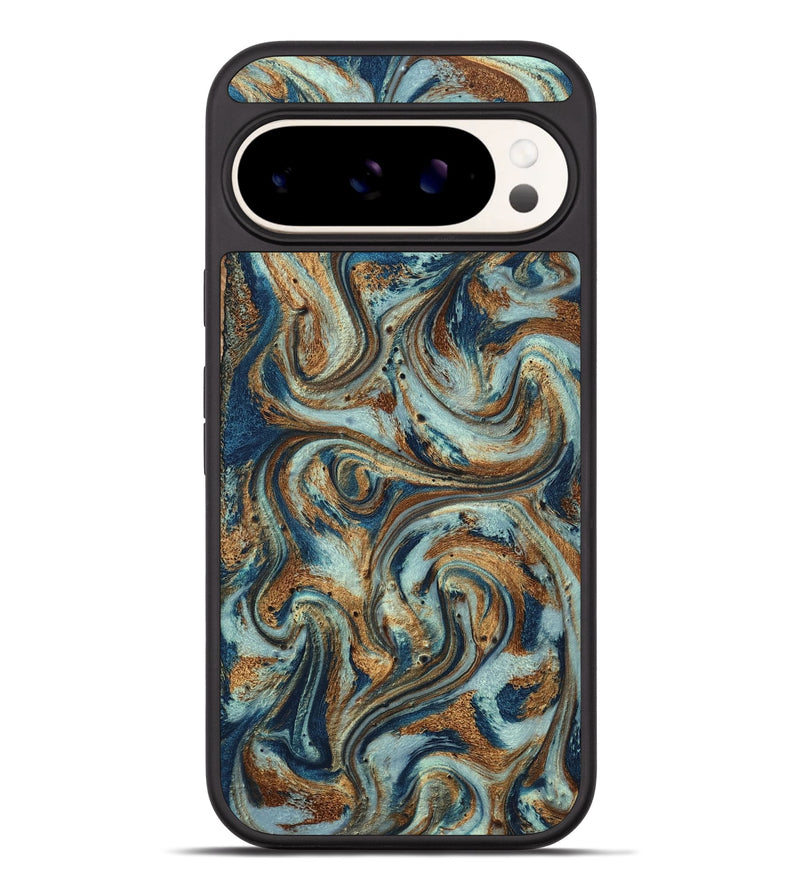 Pixel 9 Pro XL ResinArt Phone Case - Otis (Teal & Gold, 799520)