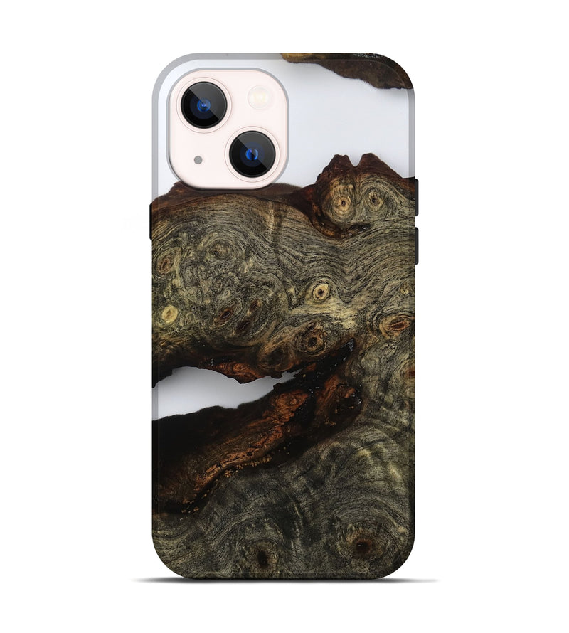 iPhone 14 Wood Live Edge Phone Case - Sherri (Clear, 799526)