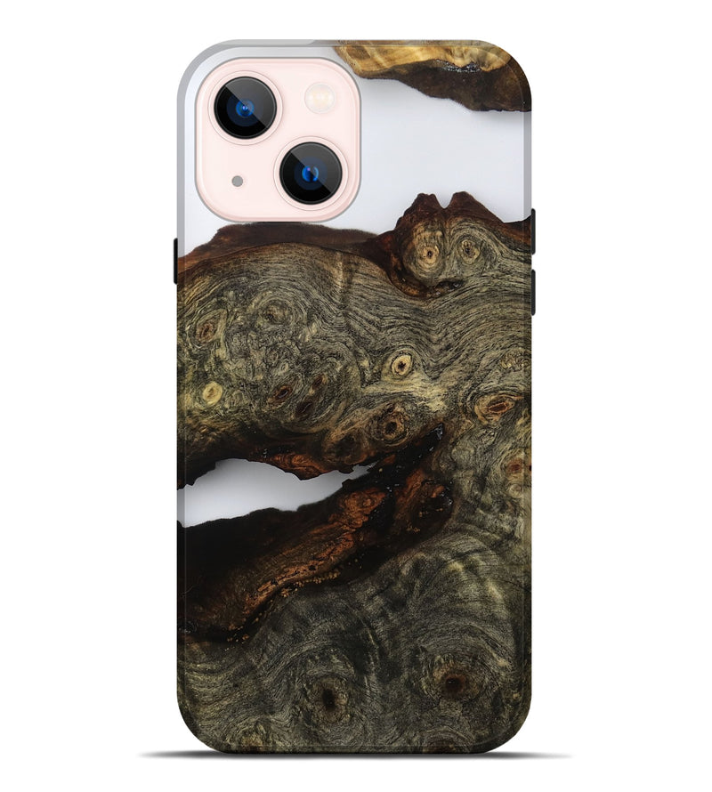 iPhone 14 Plus Wood Live Edge Phone Case - Sherri (Clear, 799526)