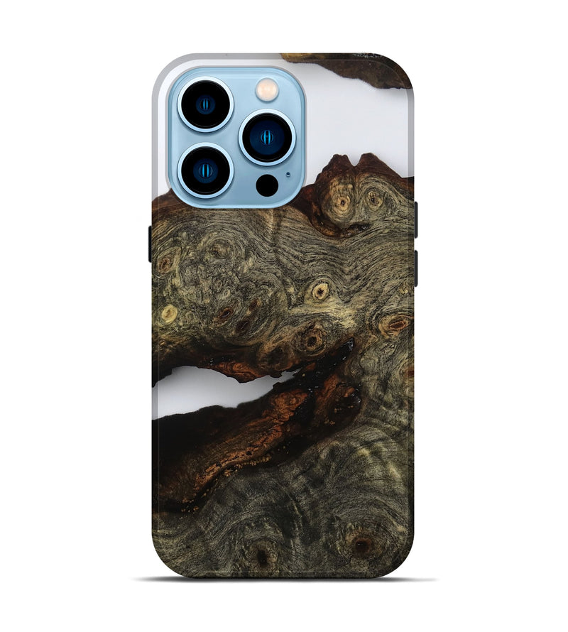 iPhone 14 Pro Wood Live Edge Phone Case - Sherri (Clear, 799526)