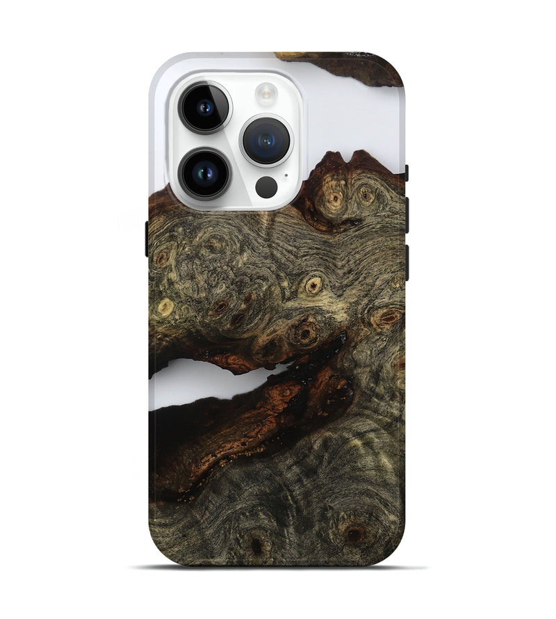 iPhone 15 Pro Wood Live Edge Phone Case - Sherri (Clear, 799526)