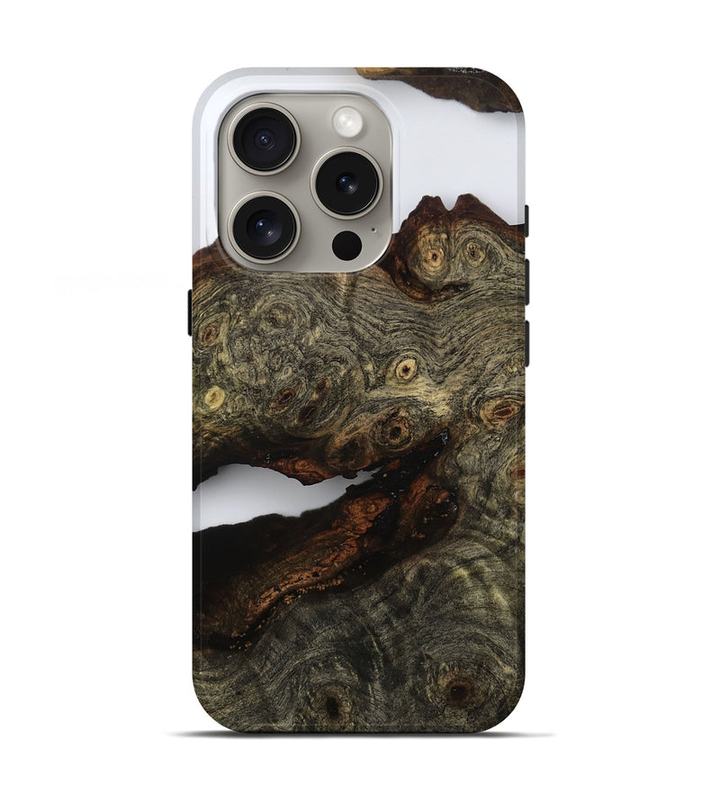 iPhone 16 Pro Wood Live Edge Phone Case - Sherri (Clear, 799526)