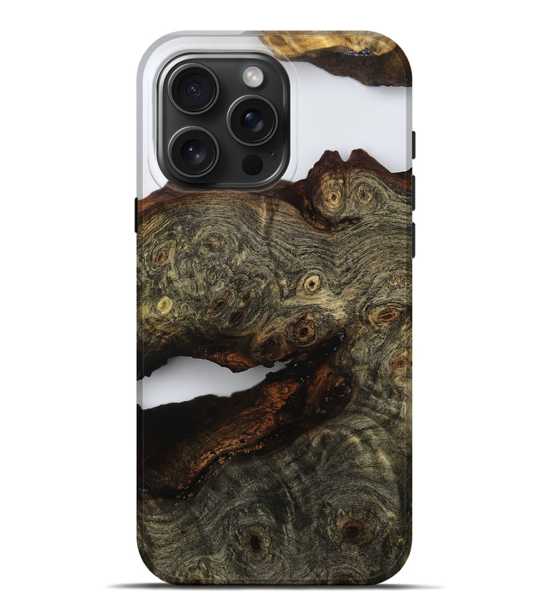 iPhone 16 Pro Max Wood Live Edge Phone Case - Sherri (Clear, 799526)