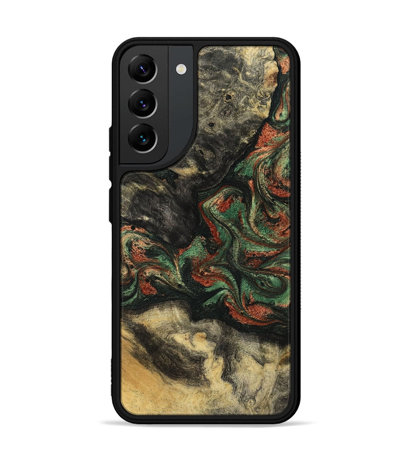 Galaxy S22 Plus Wood Phone Case - Eliseo (Green, 799533)