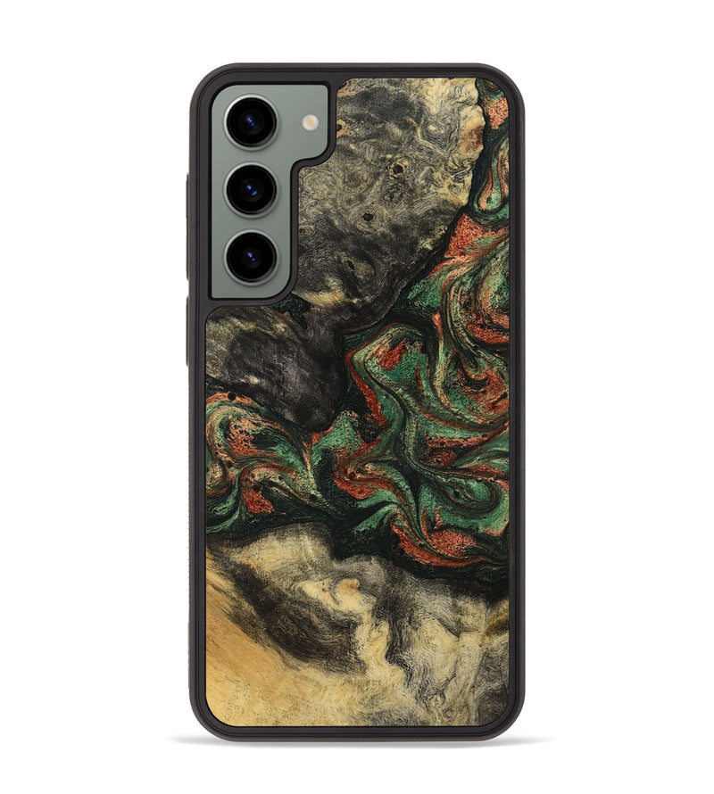 Galaxy S23 Plus Wood Phone Case - Eliseo (Green, 799533)