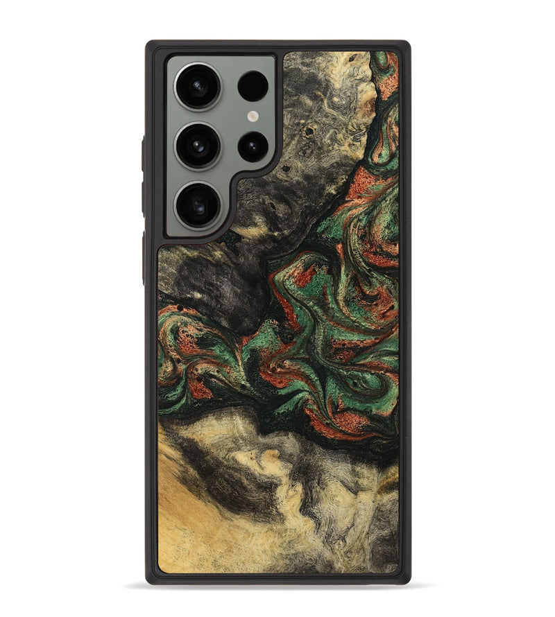 Galaxy S23 Ultra Wood Phone Case - Eliseo (Green, 799533)
