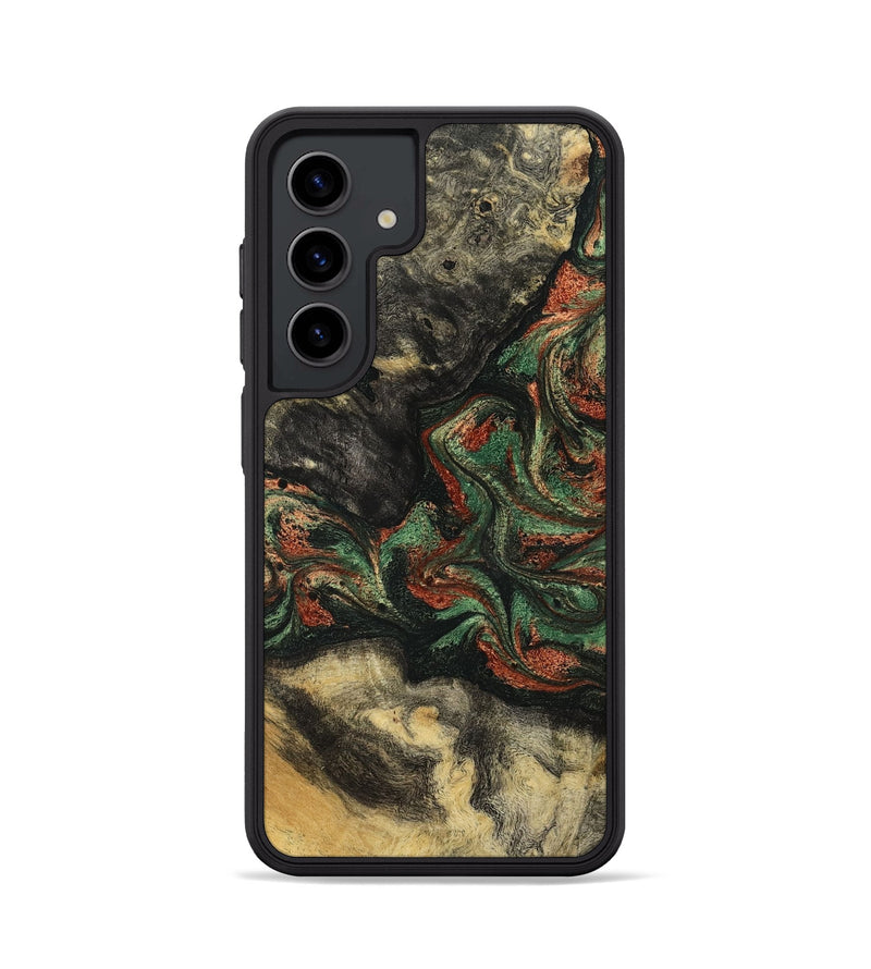 Galaxy S24 Wood Phone Case - Eliseo (Green, 799533)