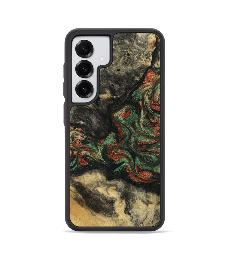 Galaxy S25 Wood Phone Case - Eliseo (Green, 799533)