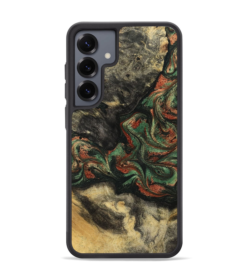 Galaxy S25 Plus Wood Phone Case - Eliseo (Green, 799533)